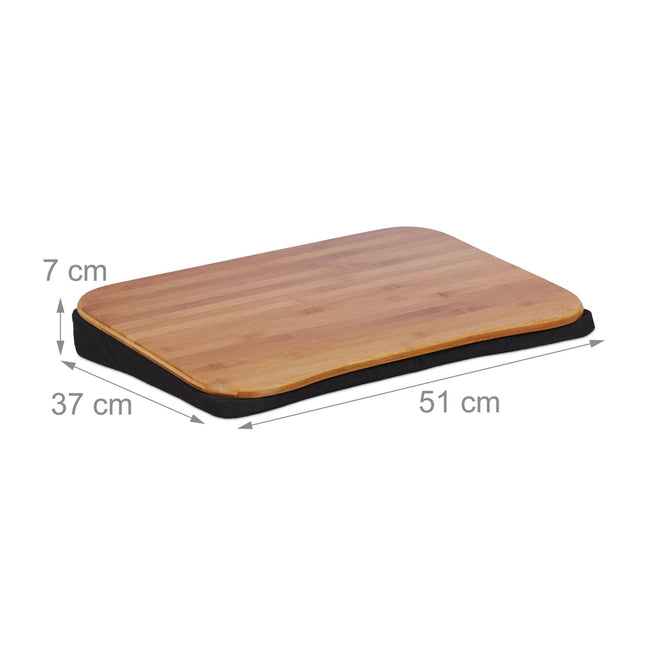 Pillow for laptop in bamboo