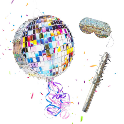 Pinata Party Set, 3-Piece With Bat And Blindfold