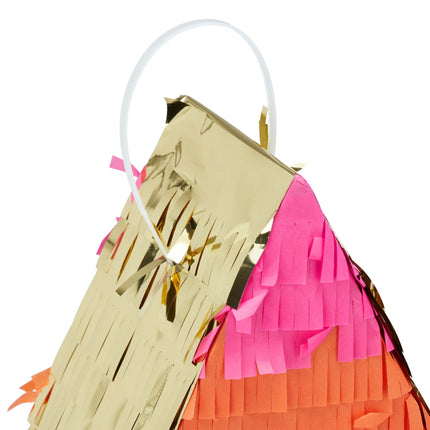 Pinata star colorful/gold