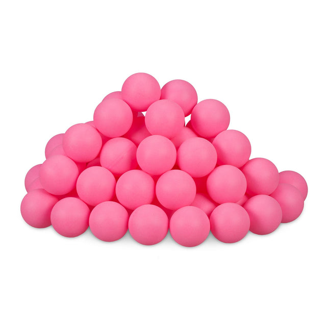 Pink Beer Pong balls in a set of 100