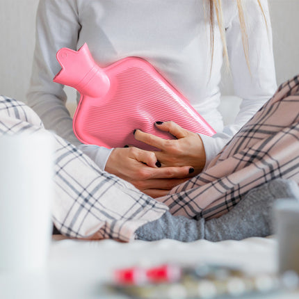 Pink Hot Water Bottle 1L – Leak-Proof, Pain Relief