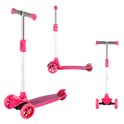 Pink Scooter for Kids – Lightweight, Foldable Design