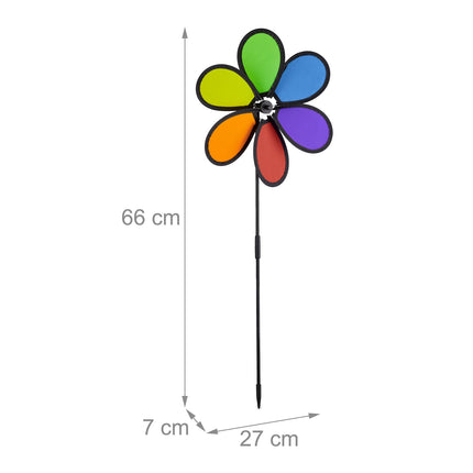 Pinwheel flower set of 5