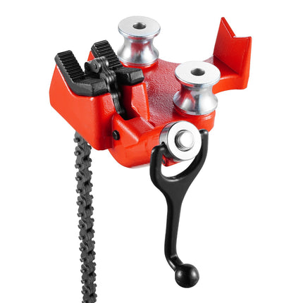 Pipe Chain Vise, 1/8–5 in Capacity, 2x2 Hitch Mount
