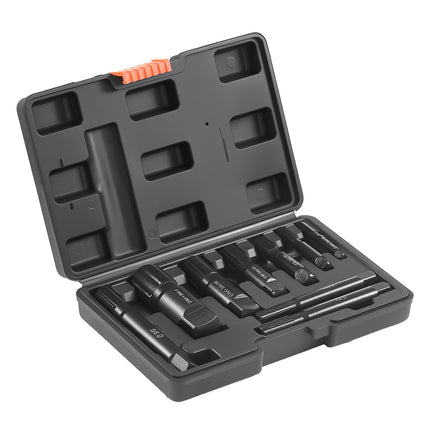 Pipe Extractor Set, 9-Piece Cr-Mo Steel, 1/8–1 In