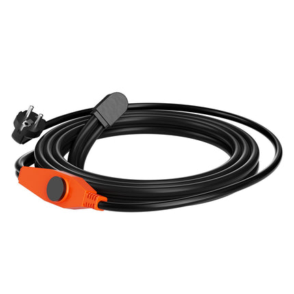 Pipe Heating Cable with Thermostat, 4 m, 23 W/m, IP68 Waterproof