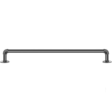 Pipe Stair Handrail 3 Ft, Carbon Steel Wall Mount