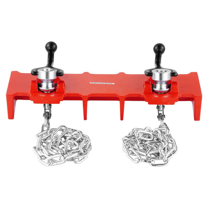 Pipe Welding Vise, 1/2-8 in, Dual Chain Cast Iron