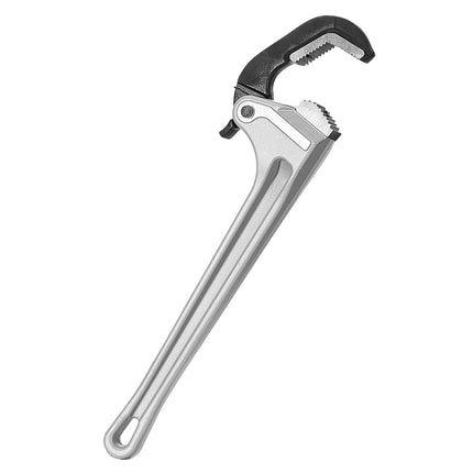 Pipe Wrench, 18-Inch Aluminum Auto-Adjust Jaw, 3.5-In