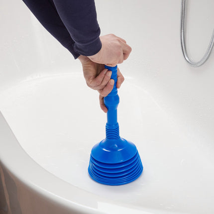Piston with large suction bell