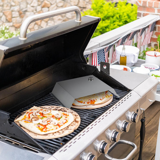 Pizza addition for grill Stainless steel