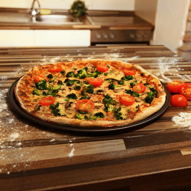 Pizza plate round, set of 4