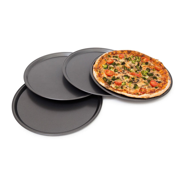 Pizza plate round, set of 4