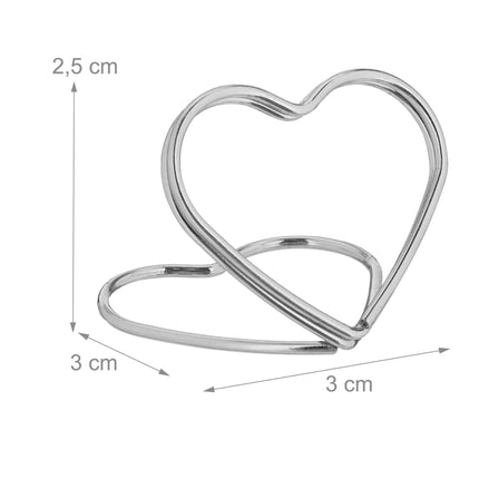 Placeholder heart set of 48