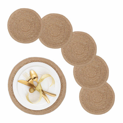 Place mat 6-piece water hyacinth