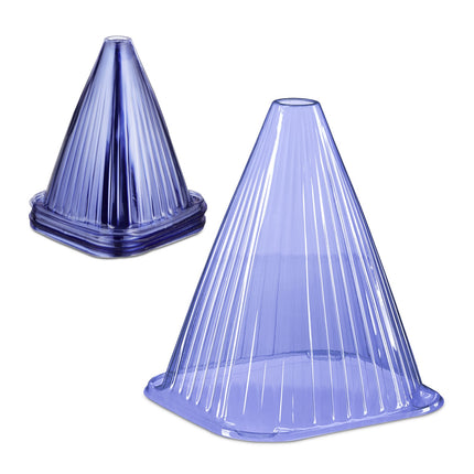 Plant Protection Cones, Blue, Set of 32, PVC Material