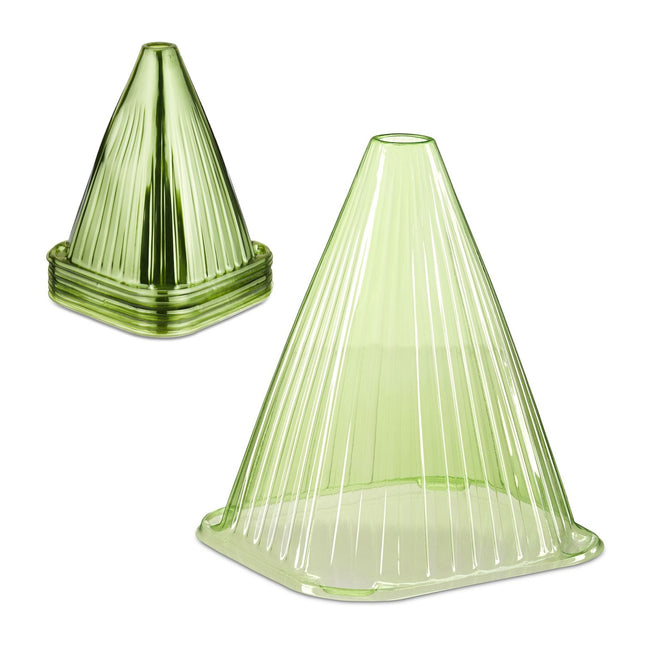 Plantenbeschermingskegels, donkergroen, set van 32