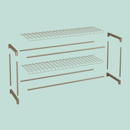 Plant Stand with 5 Tiers – Brown, Indoor/Outdoor Use