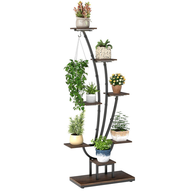 Plant Stand with Grow Lights – 8-Tier Indoor Shelf