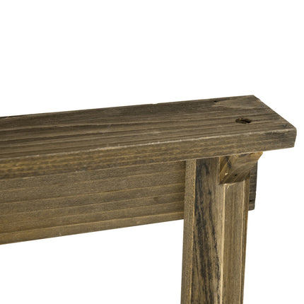 Garden table with 3 drawers & hooks, 78x38x112 cm