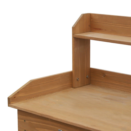 Spruce garden table with tub, 112 cm - Perfect for plant care