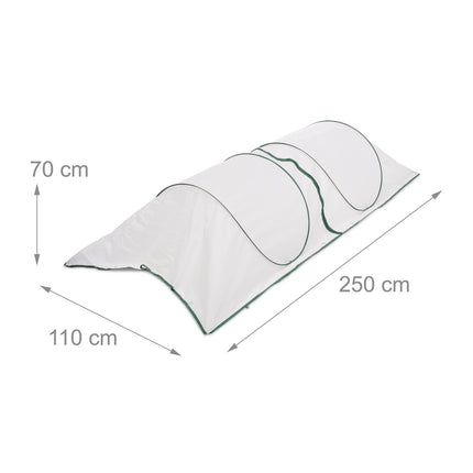 Planting tunnel 2.5 m with pop-up function