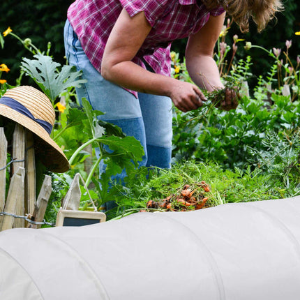 Planting tunnel made of fleece 5 m set of 2