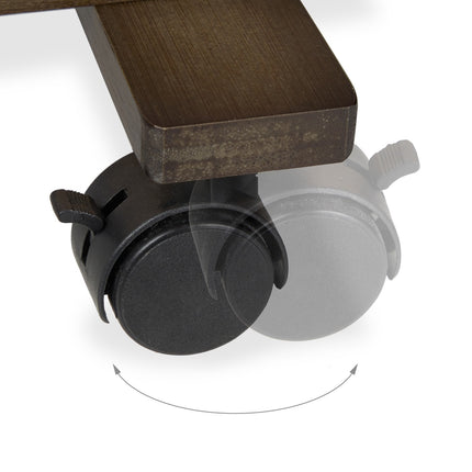Plant shelf bamboo dark brown