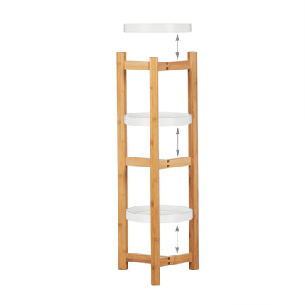 Plant shelf in bamboo