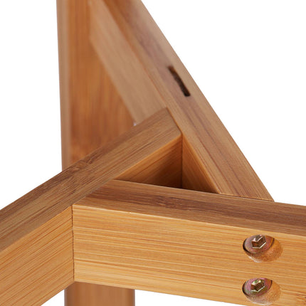 Plant shelf in bamboo