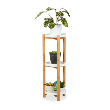 Plant shelf in bamboo