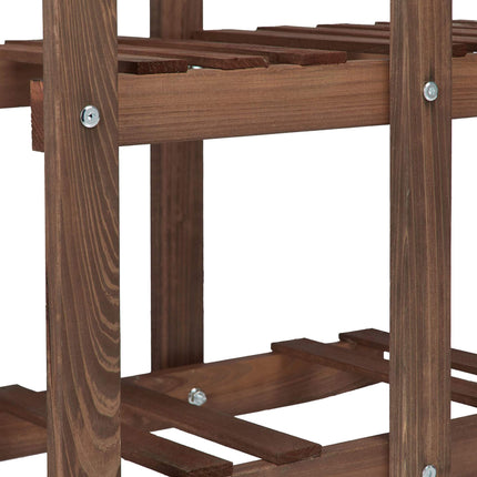 Plant shelf wood 5 shelves