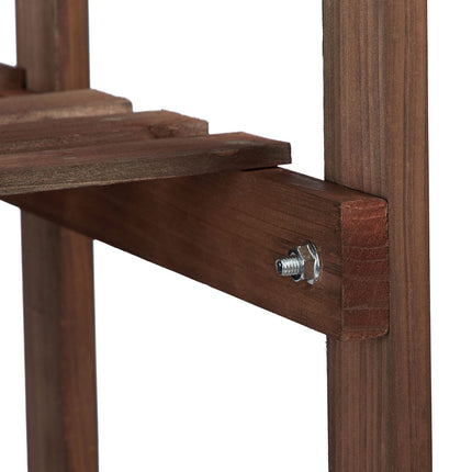 Plant shelf wood 5 shelves