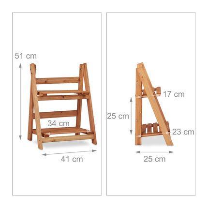 Plant shelf wood