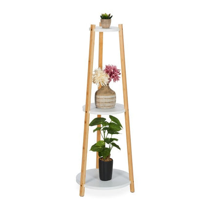 Plant stand with 3 shelves