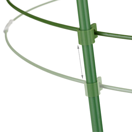 Plant supports 76 cm green, set of 6