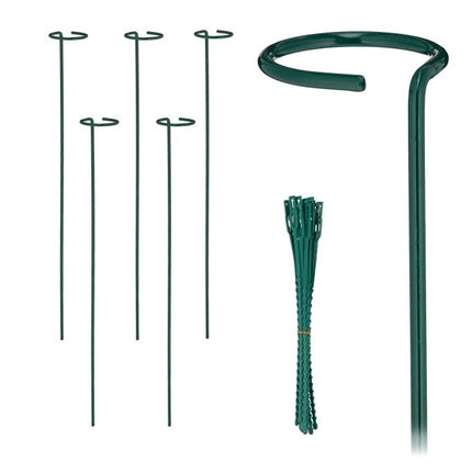 Plant supports in metal, 6-pack