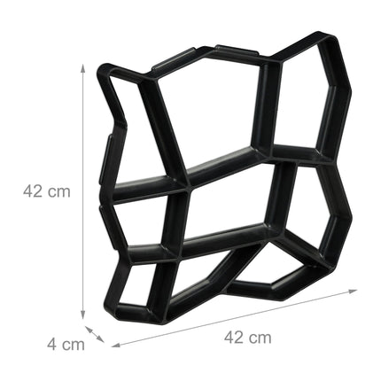 Plaster form 9 chambers 42 x 42 cm