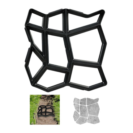 Plaster form 9 chambers 42 x 42 cm