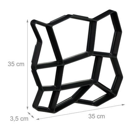 Plaster mold 9 chambers 35 x 35 cm