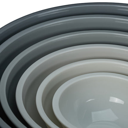 Plastic Mixing Bowl Set, 6-Piece, Nesting Design