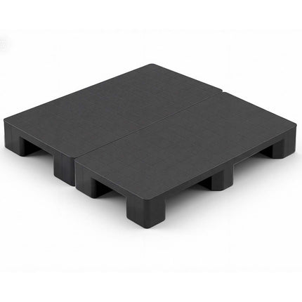 Plastic Pallets, 2-Pack HDPE 1000kg, 1000x500mm