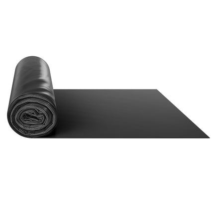Plastic Sheeting Roll, 3 x 50 ft, 4 Mil, Black Vapor Barrier