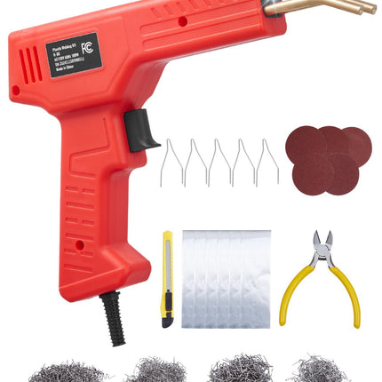 Plastic Welder Gun 100W, 800 Hot Staples, LED Light