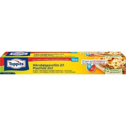 Plastic Wrap 2-in-1, 15m x 33cm, Pack of 16