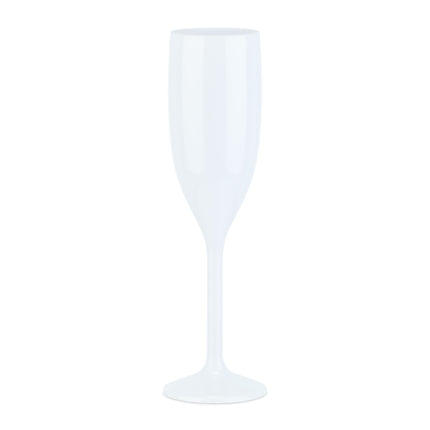 Plastic champagne glasses - set of 12