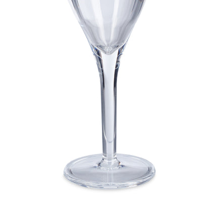 Plastic champagne glasses, set of 6