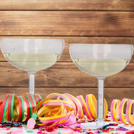 Plastic cocktail bowls, set of 6