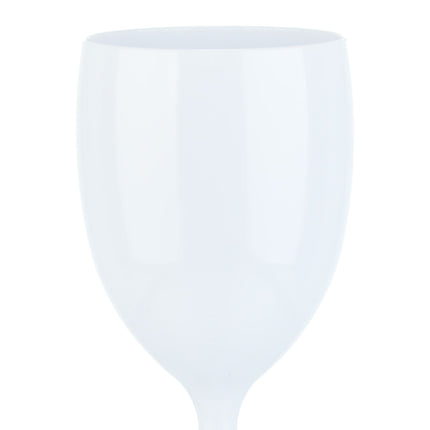 Plastic wine glasses - set of 12