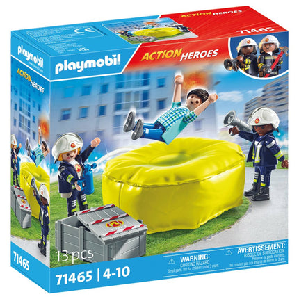 Playmobil Action Heroes Firefighter With Air Pillow 71465
